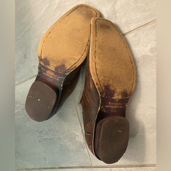 Mark Nason Lounge Brown Leather Slip on Dress Shoes U Rock Size 10.5 - Picture 4 of 4